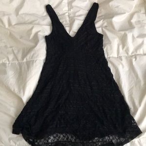 Black lace sundress